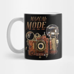 Unique Steampunk Camera MANUAL MODE Flash Filmmaker Mug